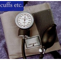 Aneroid Sphygmomanometer Blood Pressure Leatherette Cuffs